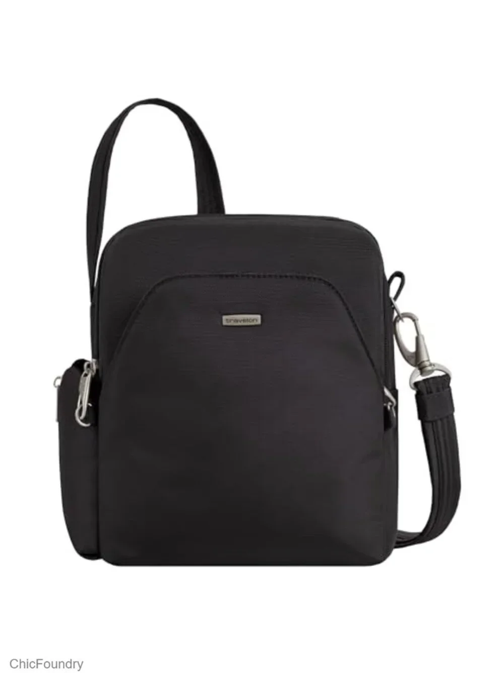 Anti-Theft Crossbody Travel Bag with RFID Blocking and Locking Zippers